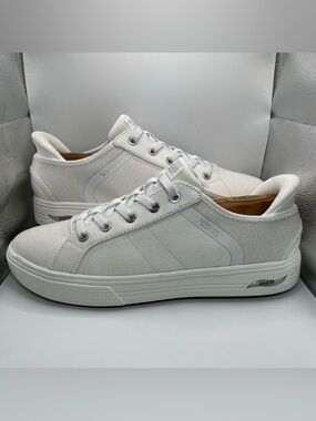 Skechers Street Arch Fit Arcade Forever Cozy Hands Free Slip-ins Women's 9 White